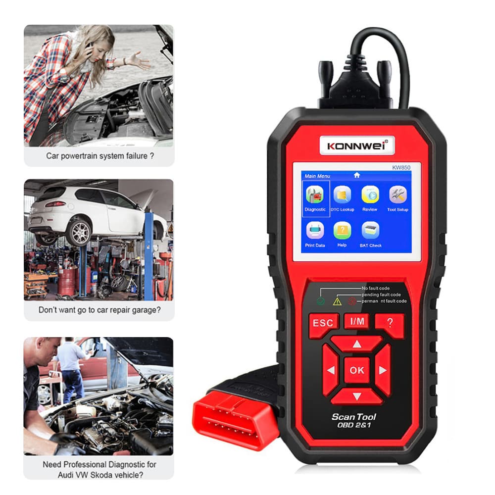 KW850 Car Diagnostic Scanner Card Reader