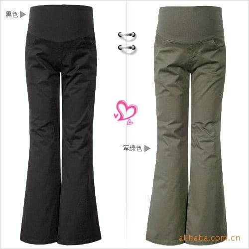 Cross-Border Maternity Belly Support Slightly Spicy Cotton Pants, Fashionable Outerwear, Professional Suit Pants, Loose Casual Suit Pants 5819