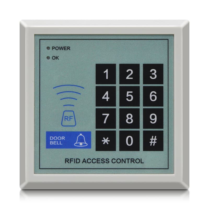 ID card access control machine, non-attendance password access control integrated machine, complete electronic access control system installation.
