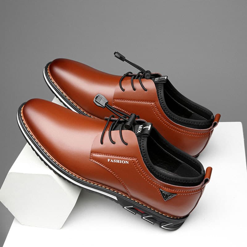 In Stock 3020 Quality Trendy Round-Toe Casual Men's Leather Shoes, Cross-Border Large Size Men's Shoes 38-48