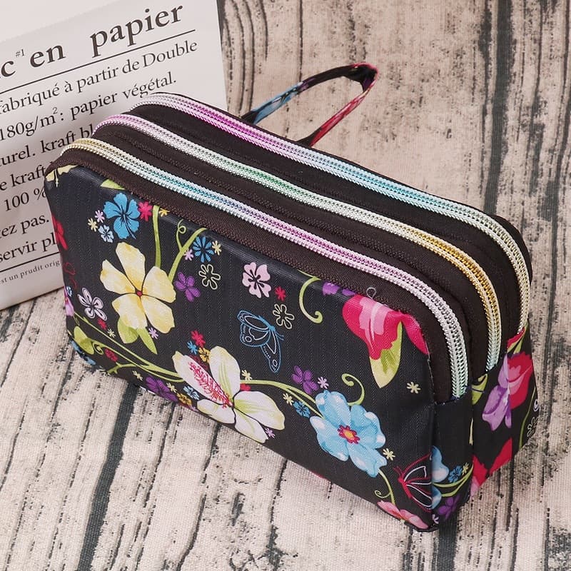 2022 New Long Women's Wallet Phone Clutch Bag Ladies Coin Purse Small Hand Grab Bag Fabric Art Fashion Accessory
