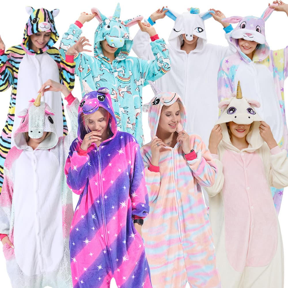Animal Conjoined Pajamas Cosplay, Adults and Children Kigurumi