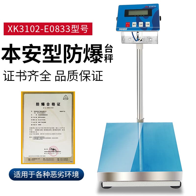 Intrinsically Safe Explosion-Proof Electronic Scale - Youbao Explosion-Proof Bench Scale, Chemical Industry Specific 60/150/300KG Platform Scale