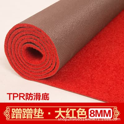 Hotel Entrance Anti-Slip Door Mat Red Carpet Stair Mat Customizable