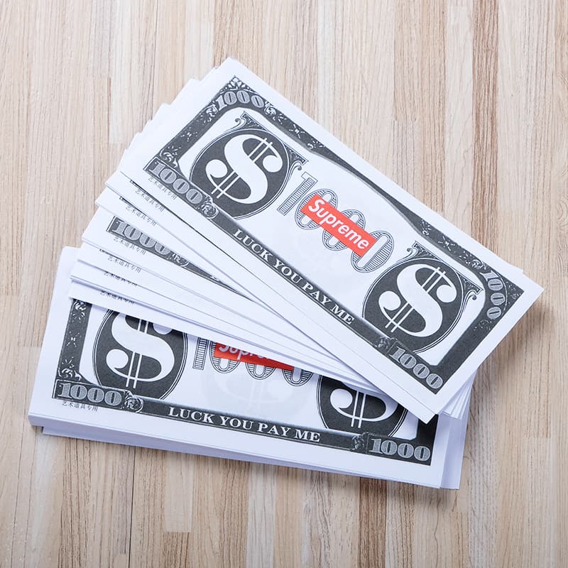 Wholesale Douyin Wedding Pickup Prank Game Props Electric Money Spray Gun Fake US Dollar Bills Accessories 1 Bundle of 100 Sheets