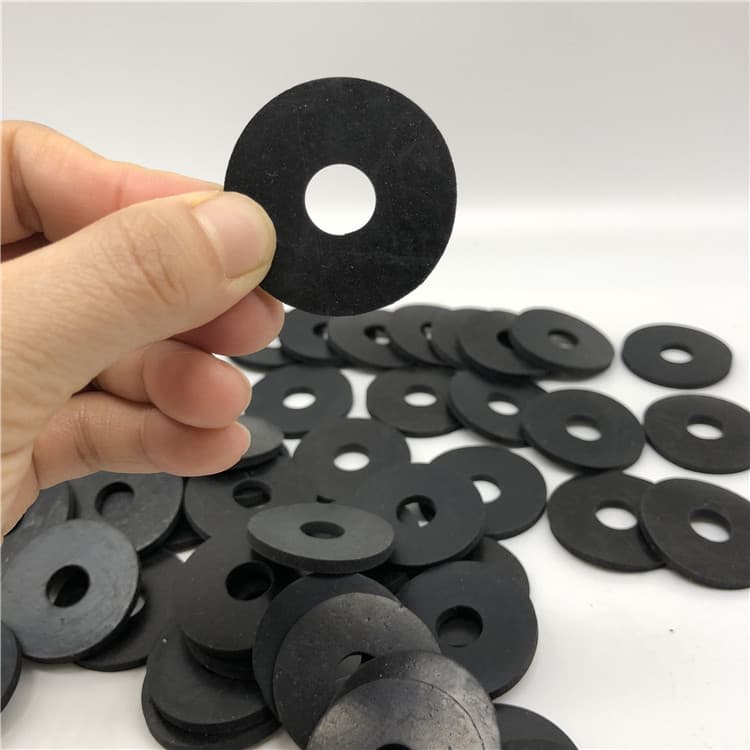 Black rubber flat gaskets, 10*18/25/20/30*1.5/2/2.5/31 pieces minimum order for round washers and sealing rings.
