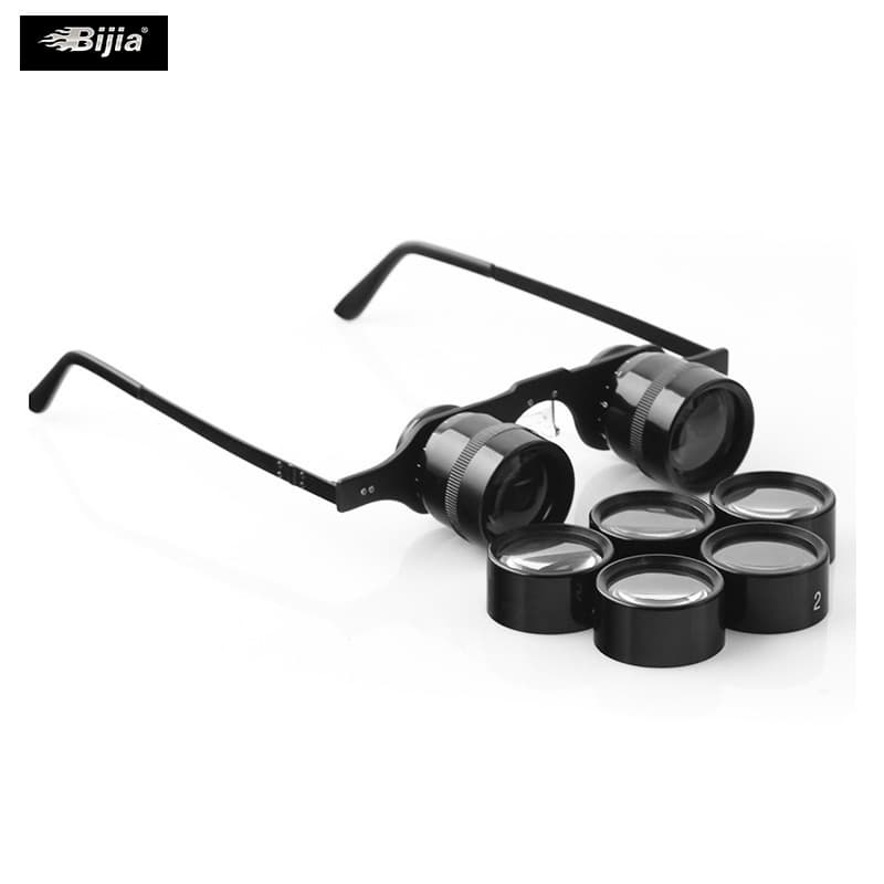 Genuine BIJIA 2.5× spectacle telescope, fishing goggles, low light night vision, blackboard viewing, concert telescope