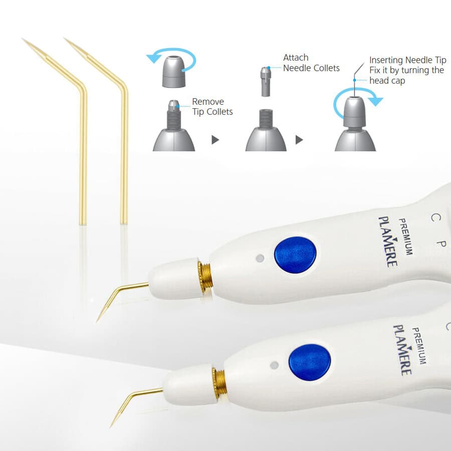 First and Second Generation Korean Import Plamere Plasma Ion Pen with Copper Needle, NOEPLASMA PLAZMA
