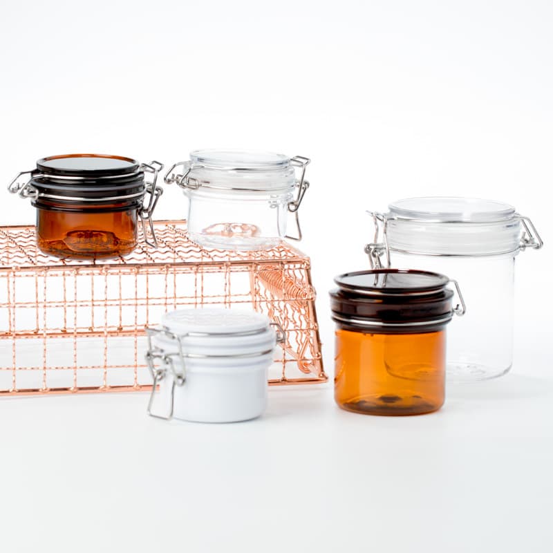 Transparent Wide-Mouth Sealed Jar Straight Barrel Mask Mud Sub-Packaging Container Cosmetic Plastic Storage Tube for Skincare