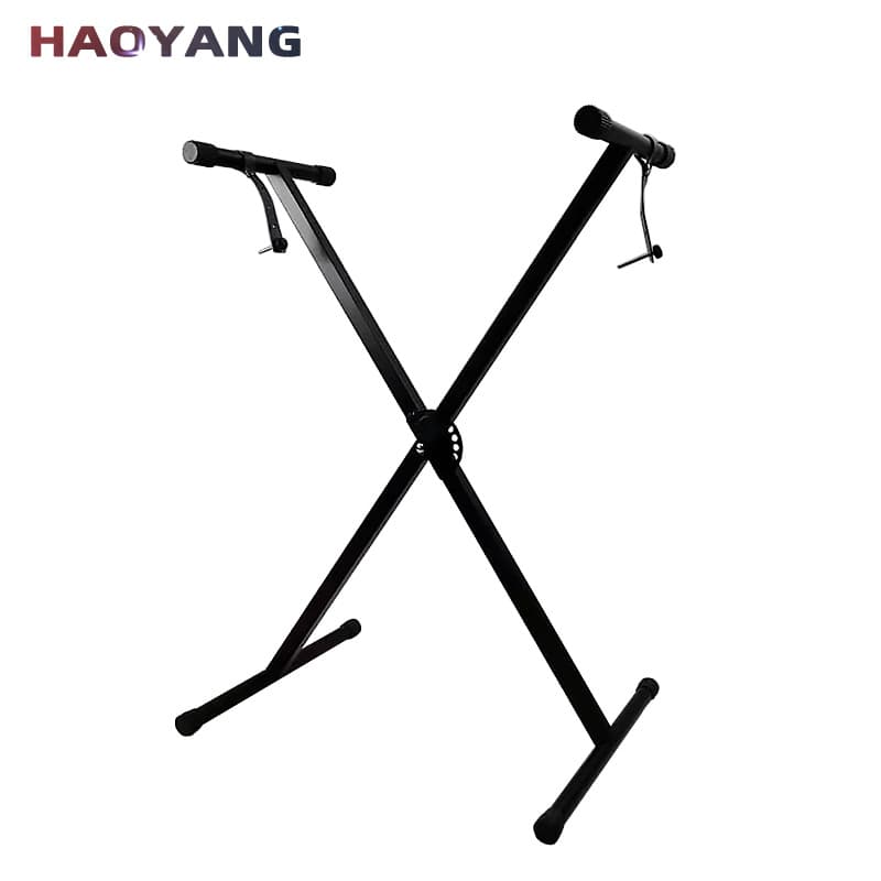 Single Tube Electronic Keyboard Stand, Universal X-Type Keyboard Stand Foldable Height Adjustable Instrument Accessories Keyboard Stand Wholesale