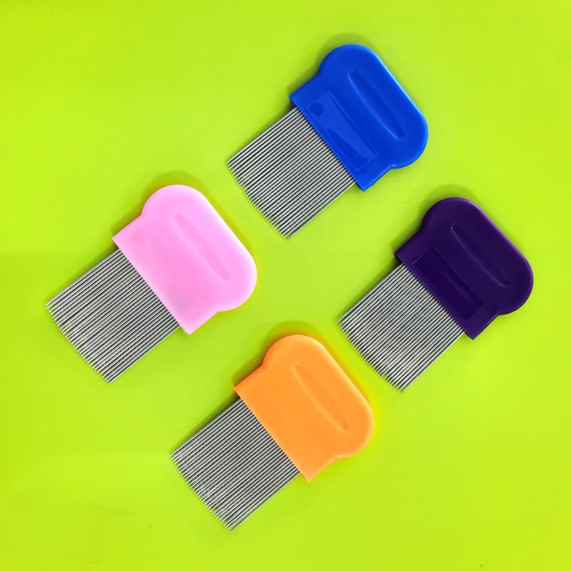Pet Comb Dog Flea Cleaning Comb Stainless Steel Pin Lice Comb Flea Removal Fine Tooth Comb