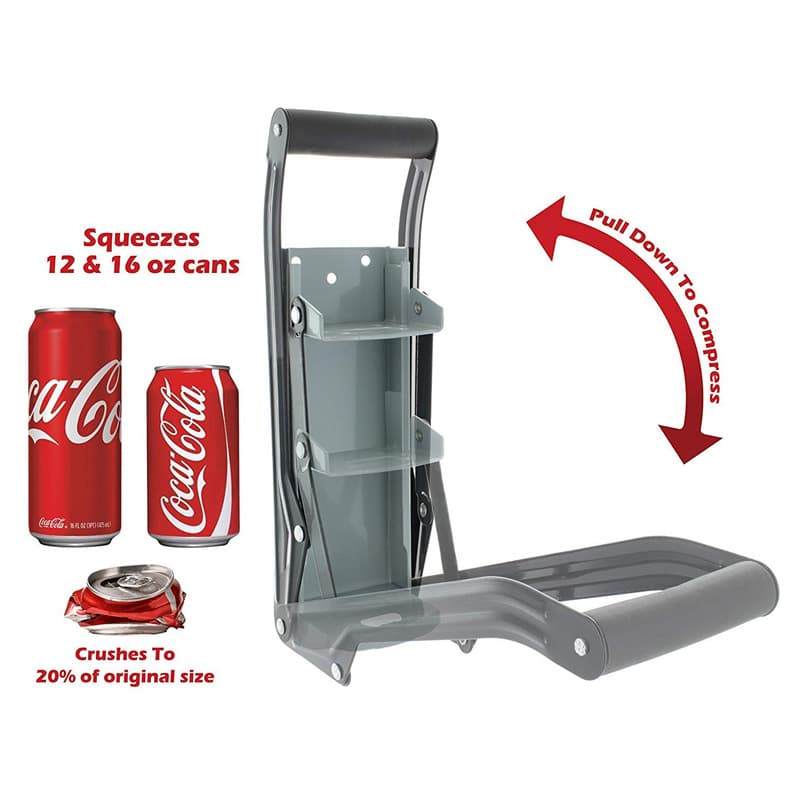 16oz 16-ounce Can Crusher Kitchen Bottle Opener Easy-pull Can Compressor Flatner Hardware Tool Home Use Durable