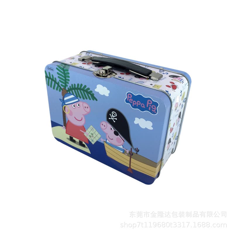 Factory-produced tinplate hand-carry can toy storage iron box, clothes iron box, underwear iron box, lunch iron box