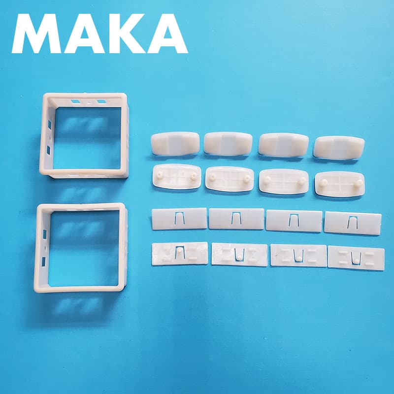 Lift table plastic joints, table leg gap plastic spacers, table leg plastic accessories, lift table gap loose