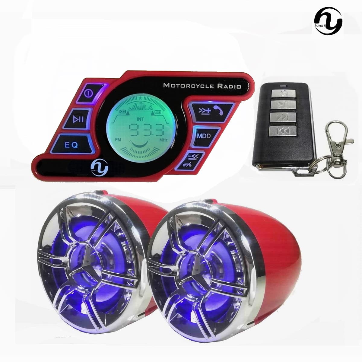 Factory Direct Waterproof Anti-Theft Bluetooth Motorcycle Speaker with Call and Voice Navigation Motorcycle MP3