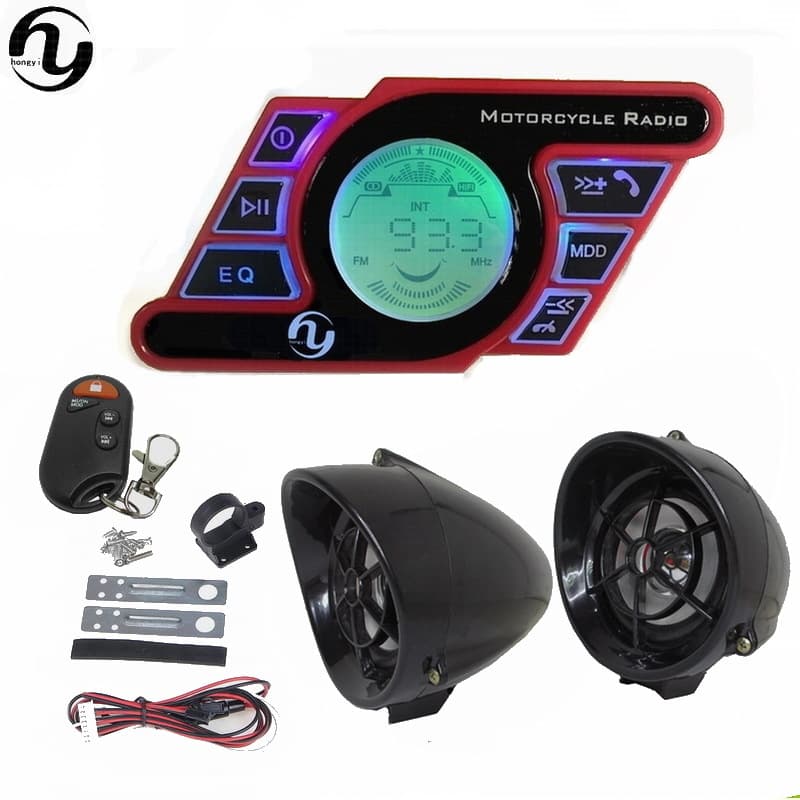 Factory direct sales electric tricycle, universal voice navigation, motorcycle MP3, motorcycle Bluetooth speaker