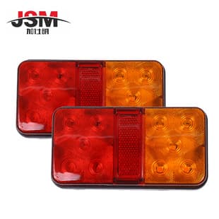 Factory Supply Trailer Tail Light LED Truck RV Tail Light 12V24V 10LED Truck Dual Color Tail Light