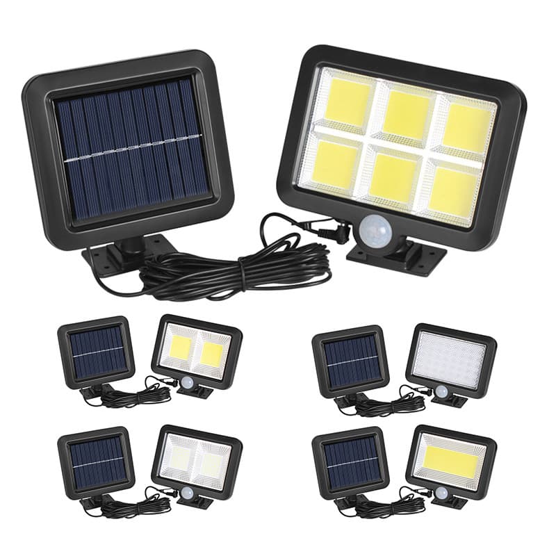 Split Solar Light Outdoor Courtyard Staircase Human Body Induction Light Outdoor Lighting Light Control Wall Light Remote Control Street Light