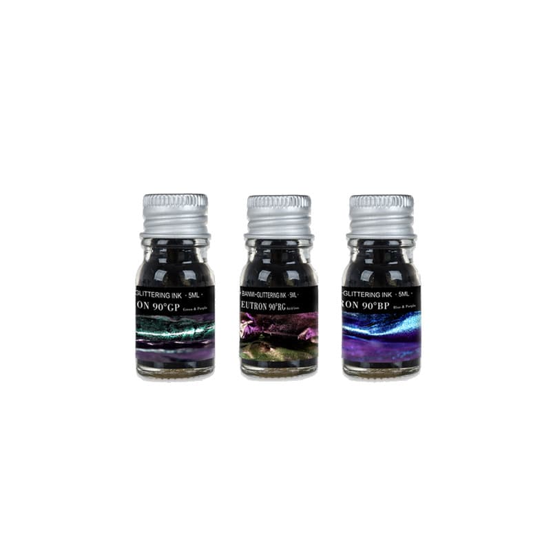 [Color Changing Ink] Neutron Star Glitter Color Ink Fountain Pen Dip Pen Color Changing Manual Self-Adjusting 5ml 18ml