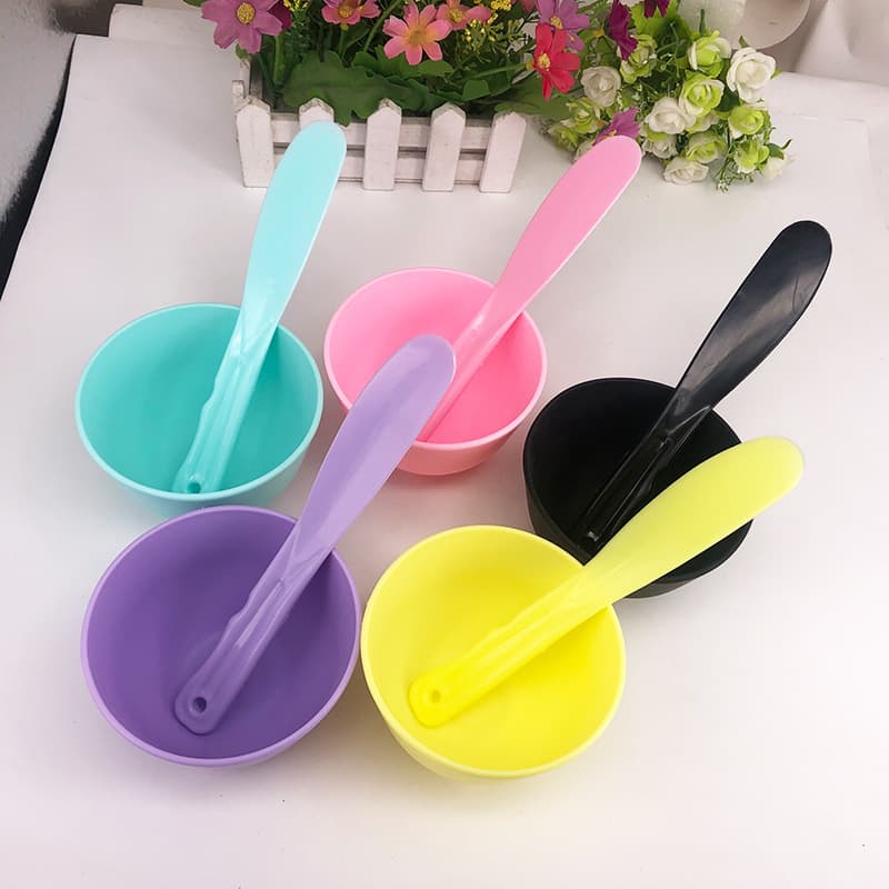 Beauty Silicone Face Mask Bowl Set Soft Mask Stick 2-piece Set Diy Self-made Tools Beauty Salon Supplies