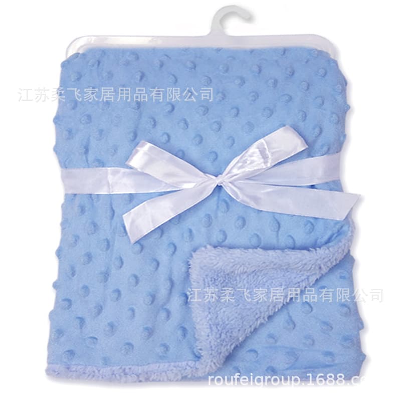 Kolaco Bean Blanket Short Plush Blanket Cashmere Bean Velvet Baby Blanket