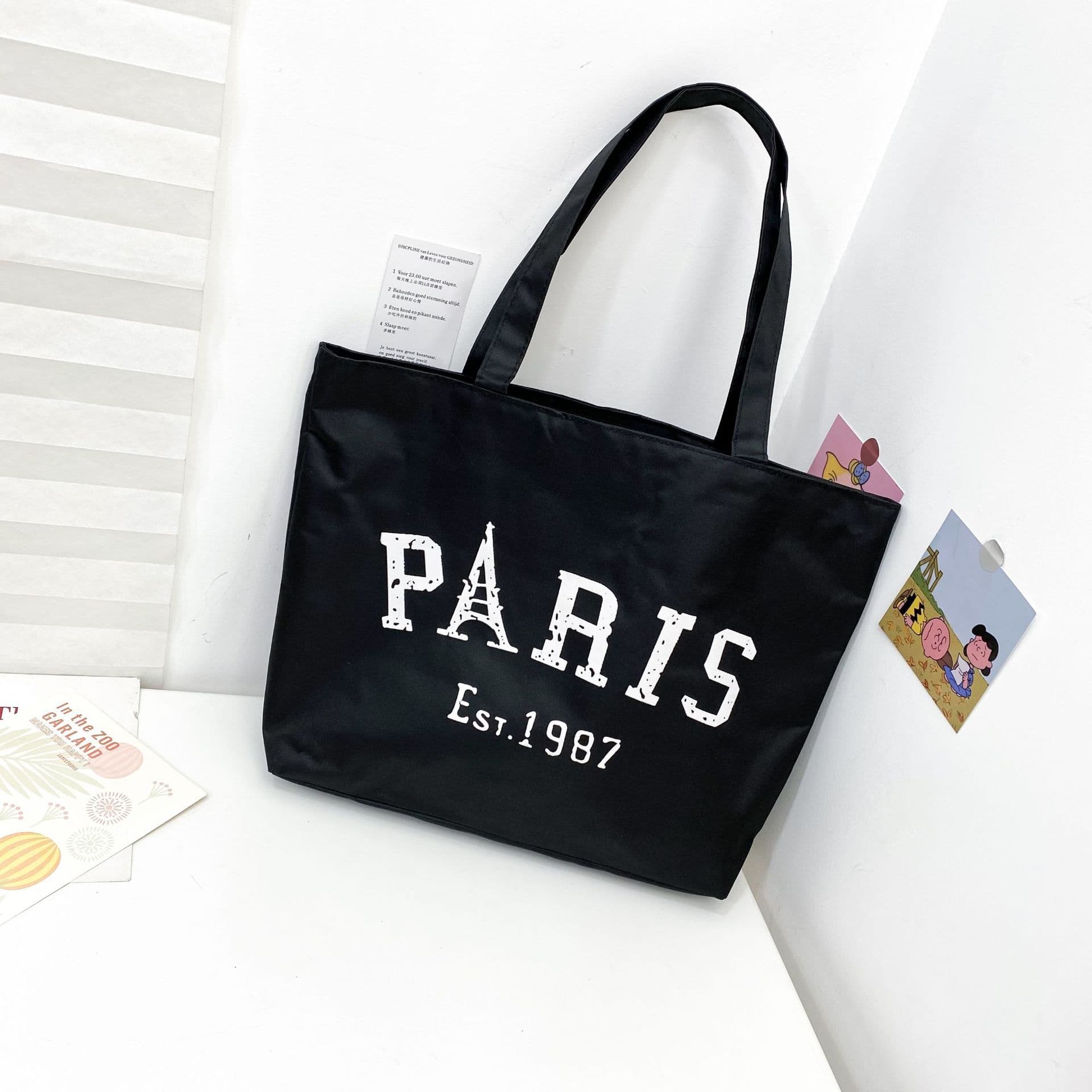Women's Canvas Shoulder Bag, Large Capacity, Commuter Tote, Cross-Border Trade Nanfeng Bag