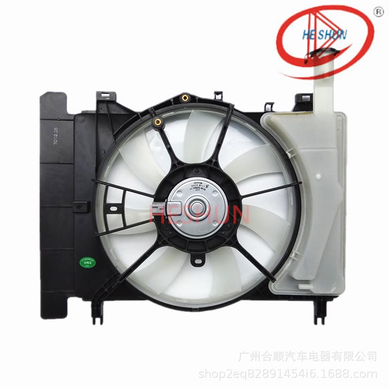 16711-21110 is applicable to the radiator air conditioning electric fan assembly of 2008-2013 Vios/YARIS cars.