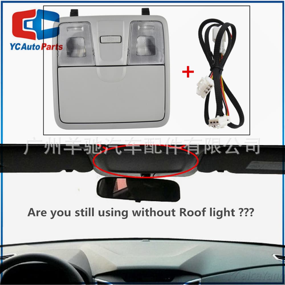 92800-2V000 Car Gray Reading Light Dome Lamp Sunglasses Holder Sunroof Button Switch for Hyundai IX25