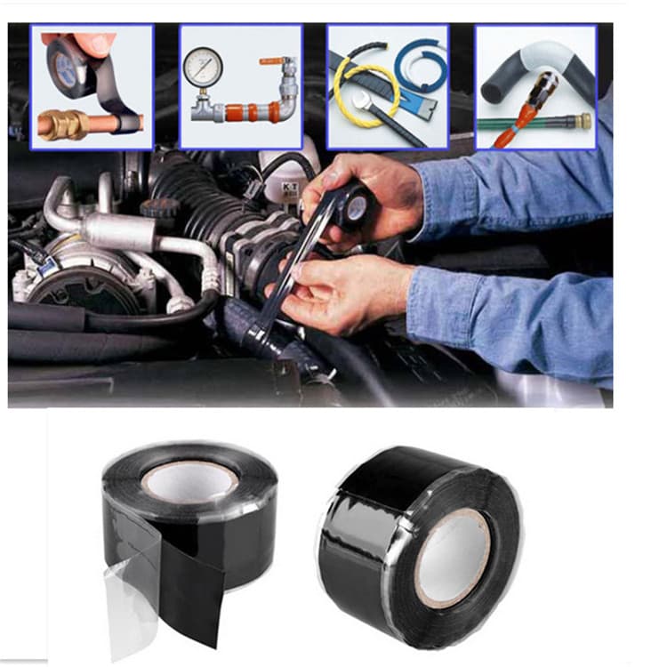 New 2.5cm*3m electrical high-pressure self-adhesive tape, garden water pipe repair tape, self-fusing silicone tape for sealing.
