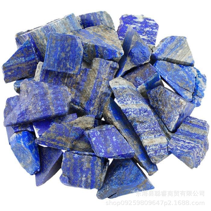 Natural Lapis Lazuli Rough Stone Large Crystal Chips Afghan Lapis Aromatherapy Diffuser Stone Home Decoration Stone