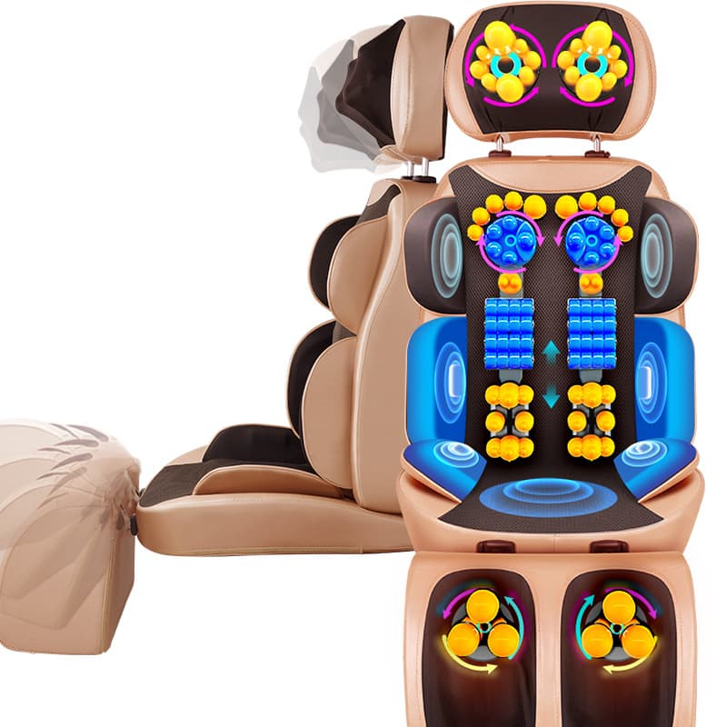 Neck massager, lumbar support cushion, back, waist, hip massager, full body massage chair cushion, vibration heating massage pillow