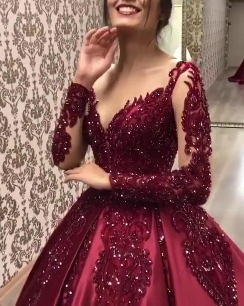 2020 New European and American Export Women's Clothing Standalone Site Gold Foil Flared Sexy Long Dress Train Banquet Evening Gown