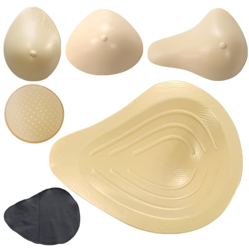40% Lighter Lightweight Silicone Breast Prosthesis Spiral Shape for Post-Mastectomy Use Soft Artificial Breast Spring