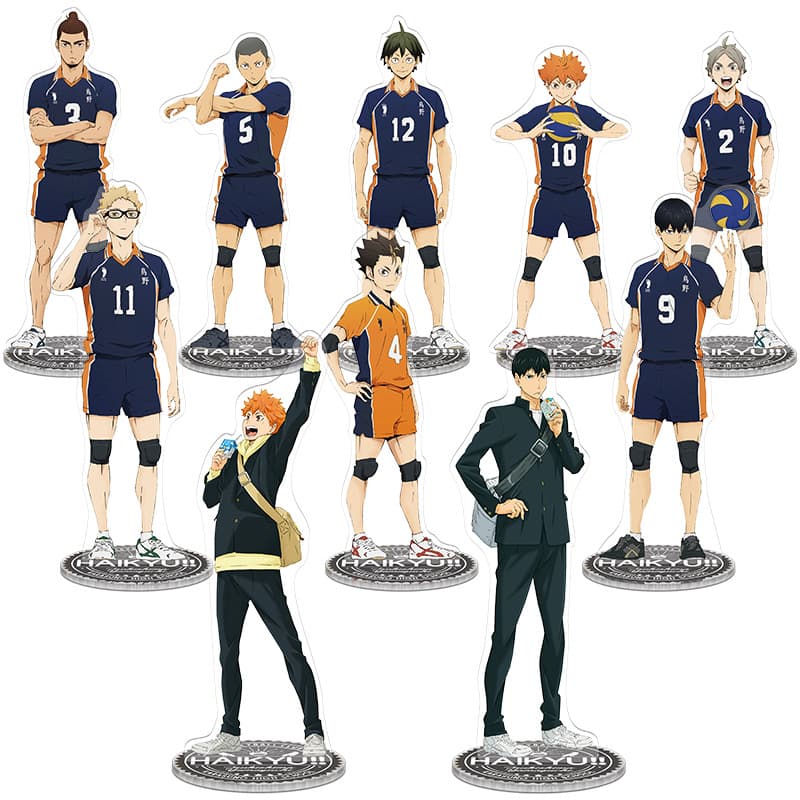 Haikyuu!! Anime Acrylic Figure Stand Free-standing Elegant Volleyball Player Shuuya Anime Themed Collectible Item