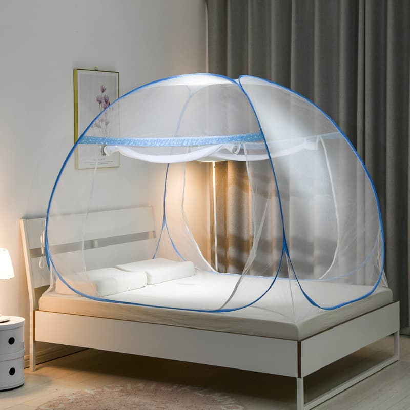 Mongolian Yurt Mosquito Net, No Installation Required, Foldable, for Home, Dormitory, Bunk Bed, Cross-Border Mosquito Net, Factory Wholesale