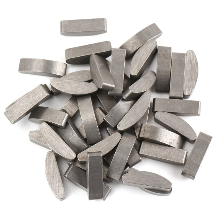 Scooter engine semi-circular key GY6 50 80 125 150 moon pin crankshaft starter disc fixing semi-circular