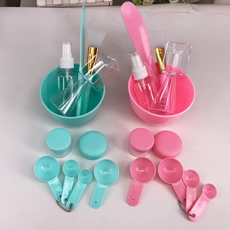 Beauty Silicone Mask Bowl Soft Mask Bowl Full Set of Homemade Mask Tools Soft Bowl Medium Large Size Mask Adjustment Brush