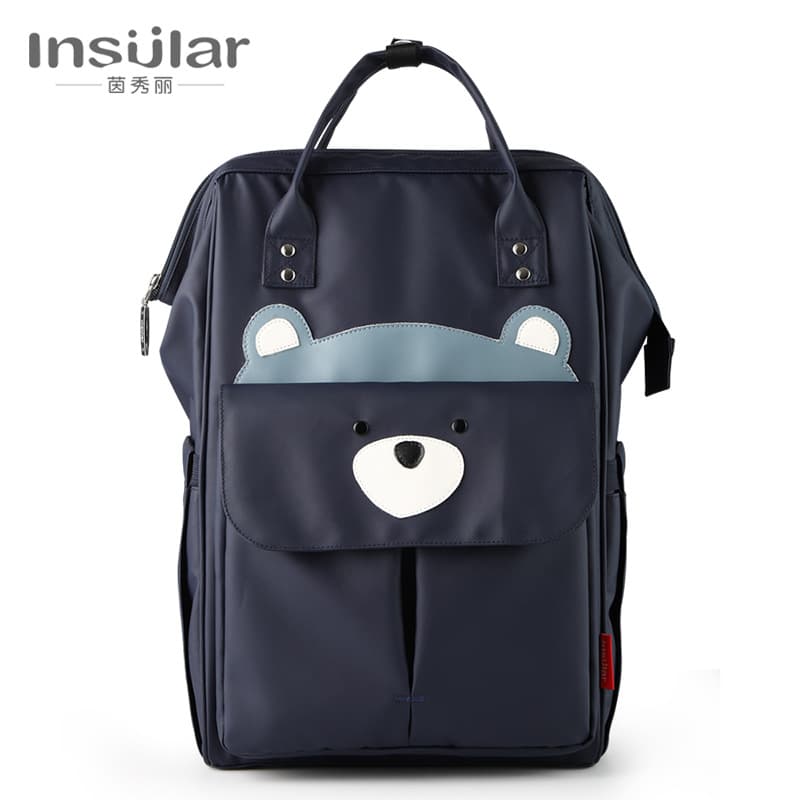Insular Multifunctional Mommy Backpack, Large Capacity Hands-free Mother and Baby Outing Backpack