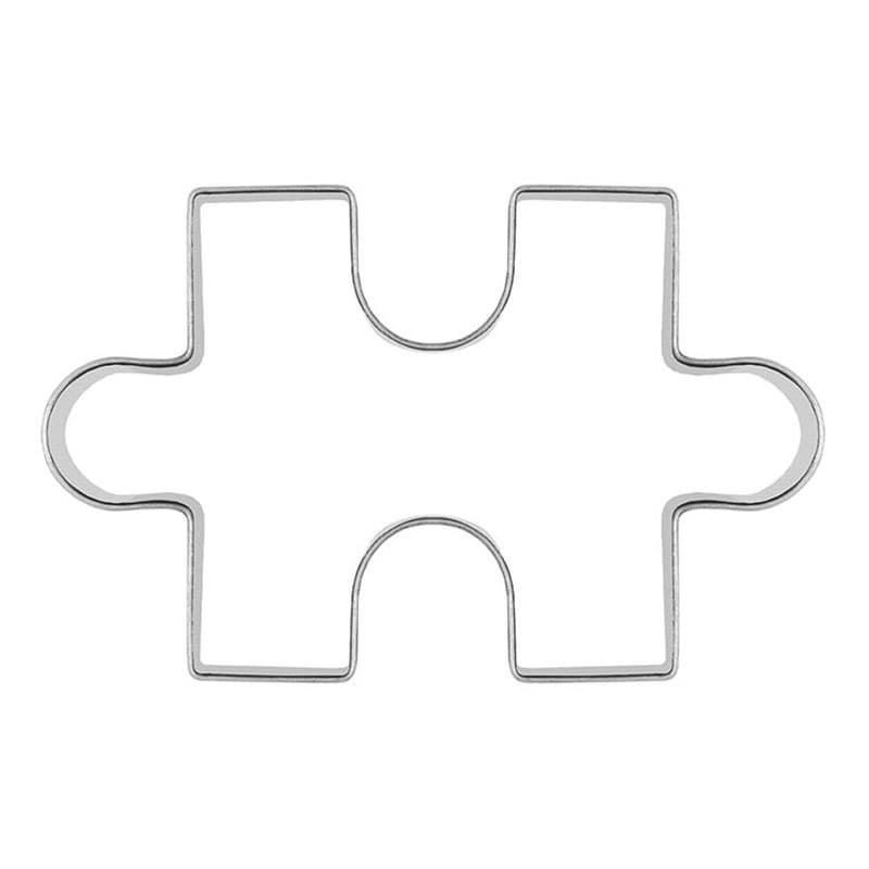 Puzzle Cookie Cutter Biscuit Base Mold Fruit Watermelon Stamp Cookie Imprint Baking Baby Food Dough Pasta