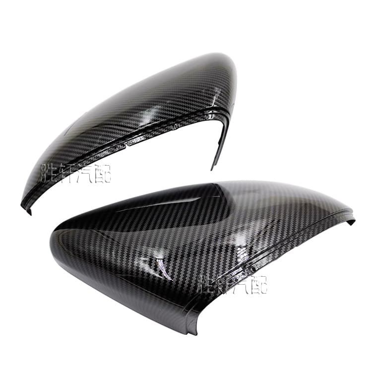 Carbon Fiber Mirror Cover for Volkswagen Golf 7 7.5 Lamando, Carbon Texture Rearview Mirror Shell Upper Cover