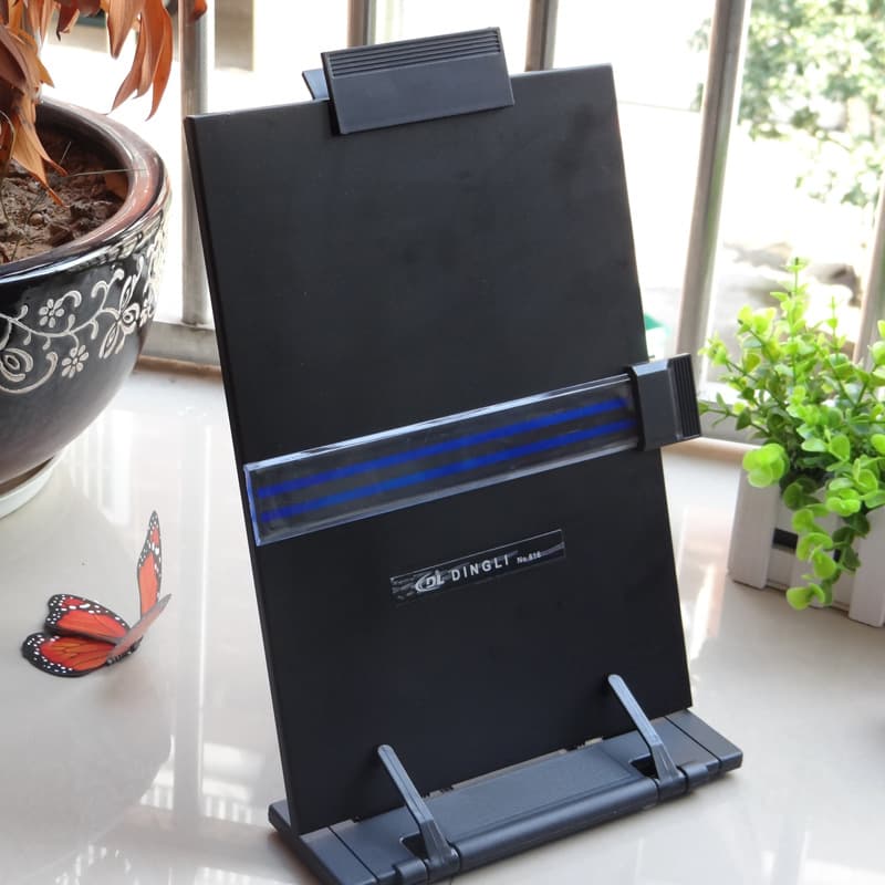 Bank-specific computer document holders, typing stands, reading racks, adjustable office supplies and stationery wholesale.