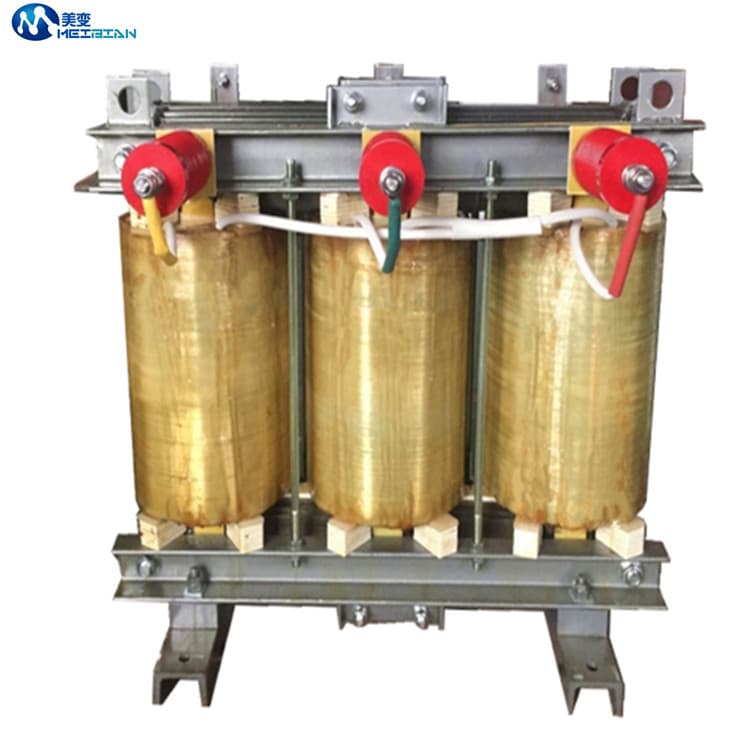 Three-phase silicon carbon rod heating transformer-single-phase-low voltage shell type transformer dedicated for energy-saving medium frequency heating