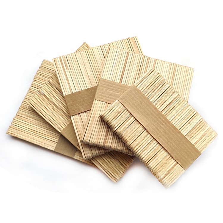 114 ice cream sticks, 93-sided curved edge ice cream sticks, manufacturer supply ice cream sticks with logo customization