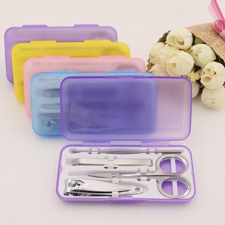 Nail Scissors 4-Piece Set Nail Clipper Nail Clipper Set Beauty Set Pedicure Cutter Nail Beauty Set Products Manicure