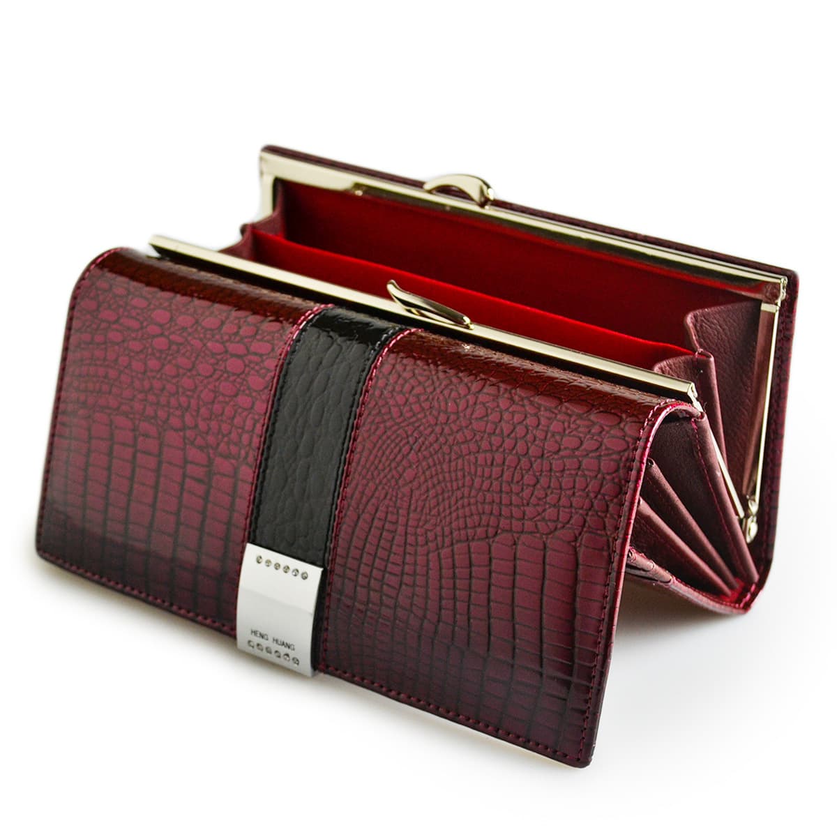 AliExpress Women's Leather Wallet Coin Purse European and American Coin Purse Fashion Clutch Bag Large Capacity Mobile Phone Bag