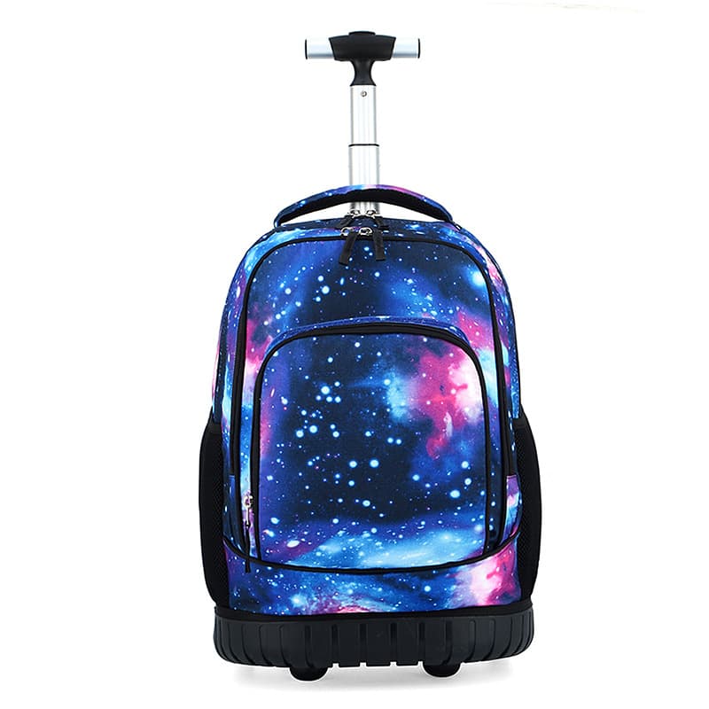 Large capacity children's trolley schoolbag girls 3-6-9 grades large junior high school students primary school students super light can climb stairs