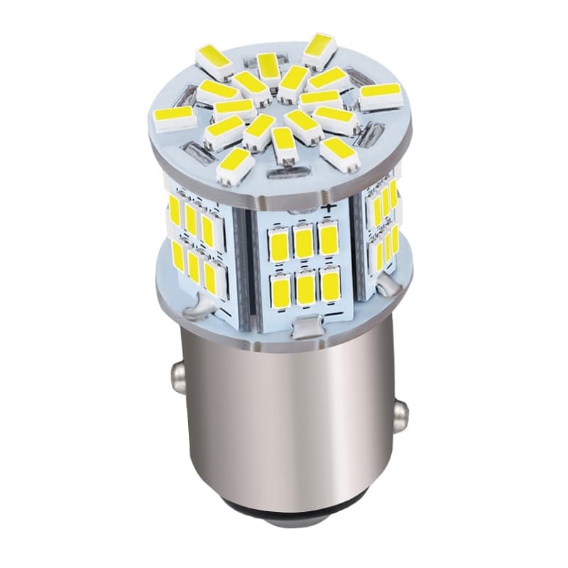 Factory Direct 1157 LED Car Light Motorcycle Light 3014 Automotive Reverse Light 54SMD Tail Light Panel White Light