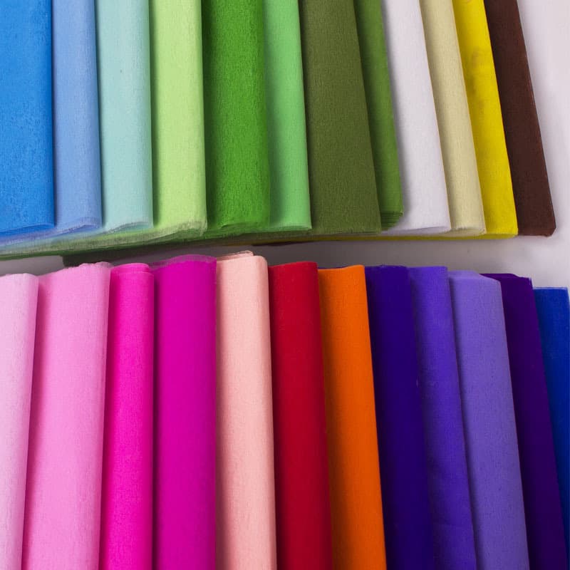 Ready supply of solid color tissue paper 28 sheets per pack, Christmas apple wrapping paper, flower packaging materials, direct from the manufacturer