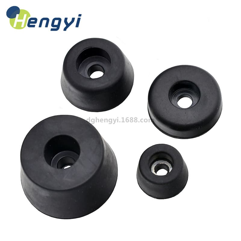 Direct from Manufacturer Eco-Friendly Rubber Shock-Absorbing Pads, Instrument Speaker Screw Hole Machine Feet, Anti-Slip Feet with Washers