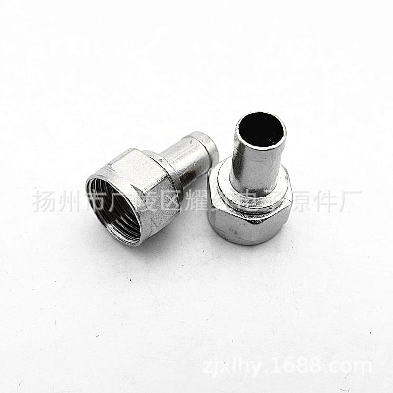 Direct Sale British Standard F Connector Zinc Alloy -5 F Connector Splitter Adapter Satellite Power Divider Cable Wire Connector